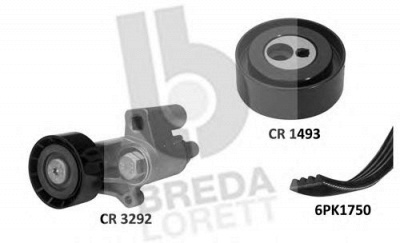 BREDA LORETT kca0023 -  Поликлиновой ременный комплект
